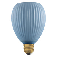 OSRAM DECOR LED-Lampe farbiges Glas oval blau