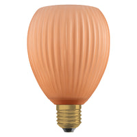 OSRAM DECOR LED-Lampe farbiges Glas oval orange