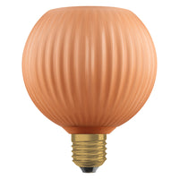 OSRAM DECOR LED-Lampe farbiges Glas Kugel orange