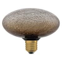 OSRAM DECOR LED-Lampe Krackelglas abgeflacht braun