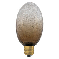 OSRAM DECOR LED-Lampe Krackelglas lang braun