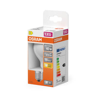 OSRAM LED Retrofit Classic A LED Lampe matt (ex 40W) 4W / 2700K Warmweiß E27