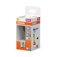 OSRAM LED Lampe LED Retrofit CLASSIC A 6.5W 840 Clear B22d, 806 lm, 4000 K, Kaltweiß