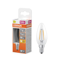 OSRAM LED Retrofit Classic B 1W 827 klar E14