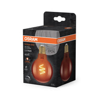 OSRAM Vintage 1906 LED Leuchte CLASSIC SLIM FILAMENT Globe dimmbar 3W 618 Kupfer E27