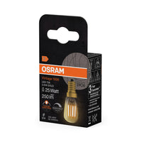 OSRAM Vintage 1906® LED Special Shapes dimmbar 2.8W 822 Gold E14 2