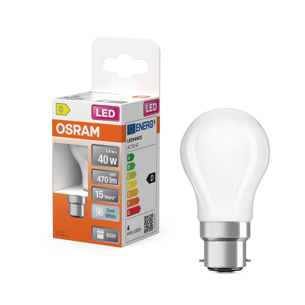 OSRAM LED Retrofit Classic P 3.4W 840 matt B22d