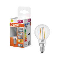 OSRAM LED Retrofit Classic P 1W 827 klar E14