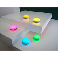 OSRAM Bluetooth SMART+ Macaron Lautsprecher mit Bewegungssteuerung, LED-Licht RGB,  Pink