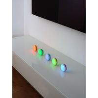 OSRAM Bluetooth SMART+ Macaron Lautsprecher mit Bewegungssteuerung, LED-Licht RGB,  Gelb