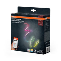 OSRAM SMART+ WIFI OUTD FLEX 5M LED-Streifen, weiß, 14W, 850lm, warm- bis kaltweiß steuerbar, RGB-Licht, für Außenbereich, App-steuerbar, lange Lebensdauer, einfache Montage, Schutzklasse IP44