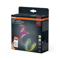 OSRAM SMART+ WIFI OUTD FLEX 3M LED-Streifen, weiß, 12W, 790lm, warm- bis kaltweiß steuerbar, RGB-Licht, für Außenbereich, App-steuerbar, lange Lebensdauer, einfache Montage, Schutzklasse IP44