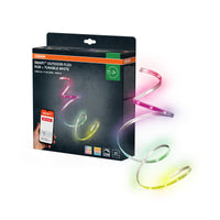 OSRAM SMART+ Zigbee flexible Outdoor-LED-Strips mit RGBW dimmbar, in Transparent aus Silikon, IP65-Schutz, für Terrasse und Balkon