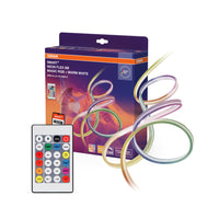 OSRAM Wifi SMART+ NEON FLEX MAGIC RGB + WARM WHITE LED-Lichtstreifen, 5m, 2500lm, 21W, 3000K, mit Fernbedienung
