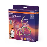 OSRAM Wifi SMART+ NEON FLEX MAGIC RGB + WARM WHITE LED-Lichtstreifen, 5m, 2500lm, 21W, 3000K, mit Fernbedienung