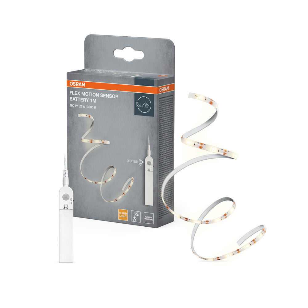 OSRAM BATTERY STRIPS MOTION SENSOR batteriebetriebene LED Streifen mit Sensor, 1m