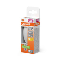 OSRAM LED PCR LAMP WITH CLASSIC B in B-Form, LED-Lampe, Matt, 7 W, (ex 60 W), 806 lm, Warmweiß, 2700 K, 15000 h, CRI 80