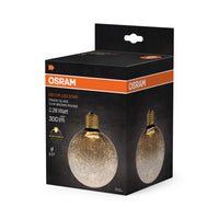 OSRAM DECOR LED-Lampe Elektroglas groß gold