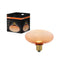 OSRAM DECOR LED-Lampe Krackelglas abgeflacht orange
