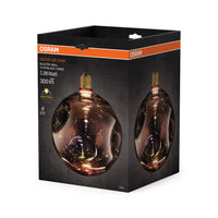 OSRAM DECOR LED-Lampe Elektroglas groß schwarz