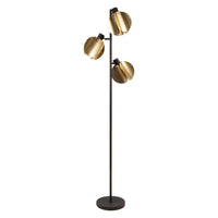 OSRAM DECOR Folded Globe Stehleuchte 3xE27 Gold