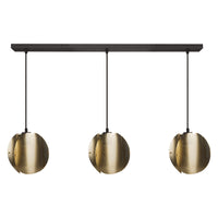 OSRAM DECOR Folded Globe Pendelleuchte Linear 3xE27 Gold