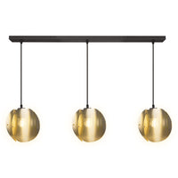 OSRAM DECOR Folded Globe Pendelleuchte Linear 3xE27 Gold