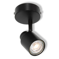 OSRAM 1-Punkt LED Spot PRIMAL Round, Leuchte, 1xGU10, Schwarz