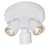 OSRAM 3-Punkt LED Spot PRIMAL Plate, Leuchte, 3xGU10, Weiß