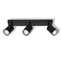 OSRAM 3-Punkt LED Spot ELEMENTAL Black, Leuchte, 3xGU10, Schwarz, 37 x 13,8 x 6 cm