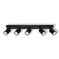 OSRAM 5-Punkt LED Spot ELEMENTAL Black, Leuchte, 5xGU10, Schwarz, 60,5 x 13,8 x 6 cm