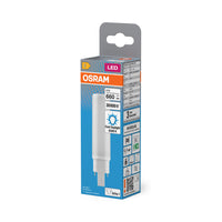 OSRAM DULUX LED D/E13 HF & AC MAINS Stablampe, 6W, 6500K, Kaltweiß, G24Q-1