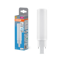 OSRAM DULUX LED D/E18 HF & AC MAINS Stablampe, 7W, 6500K, Kaltweiß, G24Q-2