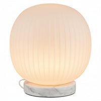 OSRAM DECOR Glass Lantern Marble Tischleuchte E27