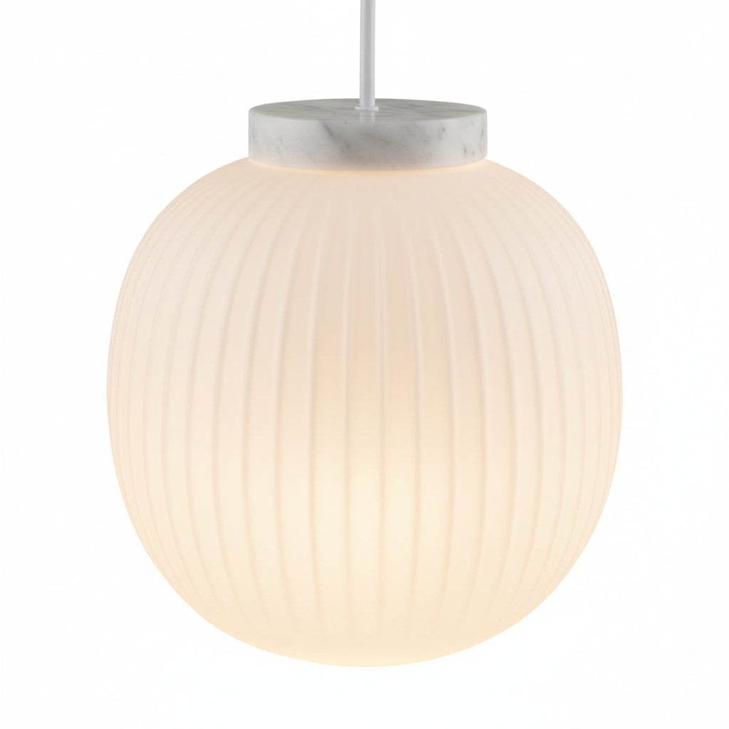 OSRAM DECOR Glass Lantern Marble Pendelleuchte E27