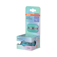 OSRAM Bluetooth SMART+ Macaron Lautsprecher mit Bewegungssteuerung, LED-Licht RGB, Blau