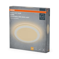 OSRAM LED Downlight Side-Mainlight Einbaustrahler 225 mm 24W Weiß ⌀85…195 mm