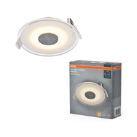 OSRAM LED Spot Acrylic Frosted Einbaustrahler 6W Weiß ⌀100 mm