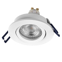 OSRAM LED Spot Recess Einbaustrahler Set GU10 schwenkbar Click 4.5W Weiß ⌀68 mm