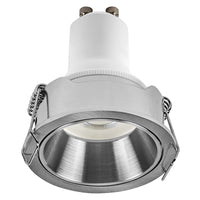 OSRAM LED Spot Recess GU10 Dim Einbaustrahler Set 3W Satin-Nickel ⌀52 mm