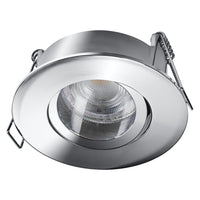 OSRAM LED Spot Recess Einbaustrahler Bad Set GU10 Dim schwenkbar Click 6W Weiß ⌀68 mm
