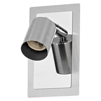 OSRAM LED Spot Cylinder Duo Wandleuchte 1xGU10 Gebürstetes Nickel
