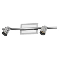 OSRAM LED Spot Cylinder Duo Deckenleuchte 2xGU10 Gebürstetes Nickel