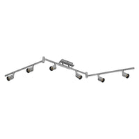 OSRAM LED Spot Cylinder Duo Deckenleuchte 6xGU10 Gebürstetes Nickel