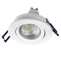 OSRAM Matter SMART+ LED smarter Einbauspot Bad GU10 schwenkbar 4.7W RGBW Weiß ⌀68 mm