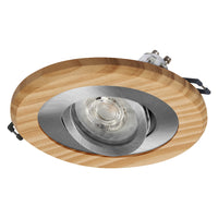 OSRAM Wood Spot GU10 Bright Einbaustrahler 4.5W Satin-Nickel ⌀68 mm