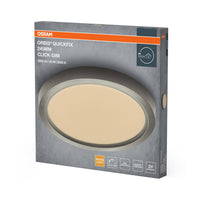 OSRAM Orbis Quickfix Round Deckenleuchte 245 mm 20W Click-Dim Silber