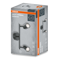 OSRAM 2-Punkt LED Spot PRIMAL, Leuchte, 2xGU10, Schwarz