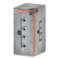 OSRAM 4-Punkt LED Spot PRIMAL, Leuchte, 4xGU10, Schwarz