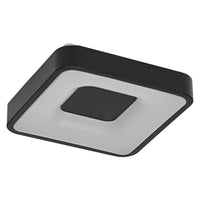 OSRAM Orbis Piana Deckenleuchte, 290x290 mm, 16W, 3000K, Warmweiß, Click dimmbar, Schwarz